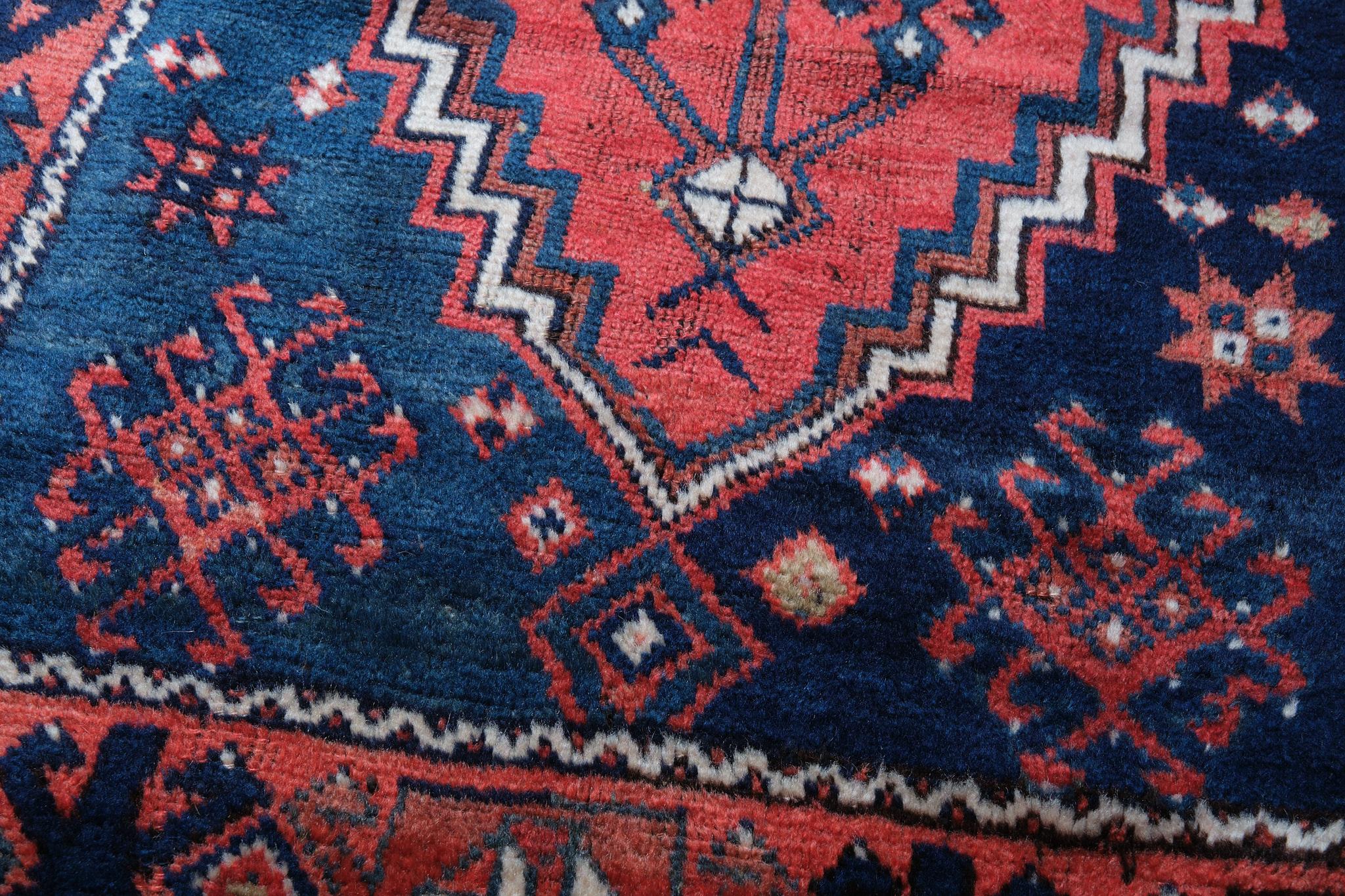 Oushak Antique Kurdish Rug Eastern Anatolian Turkish Carpet For Sale