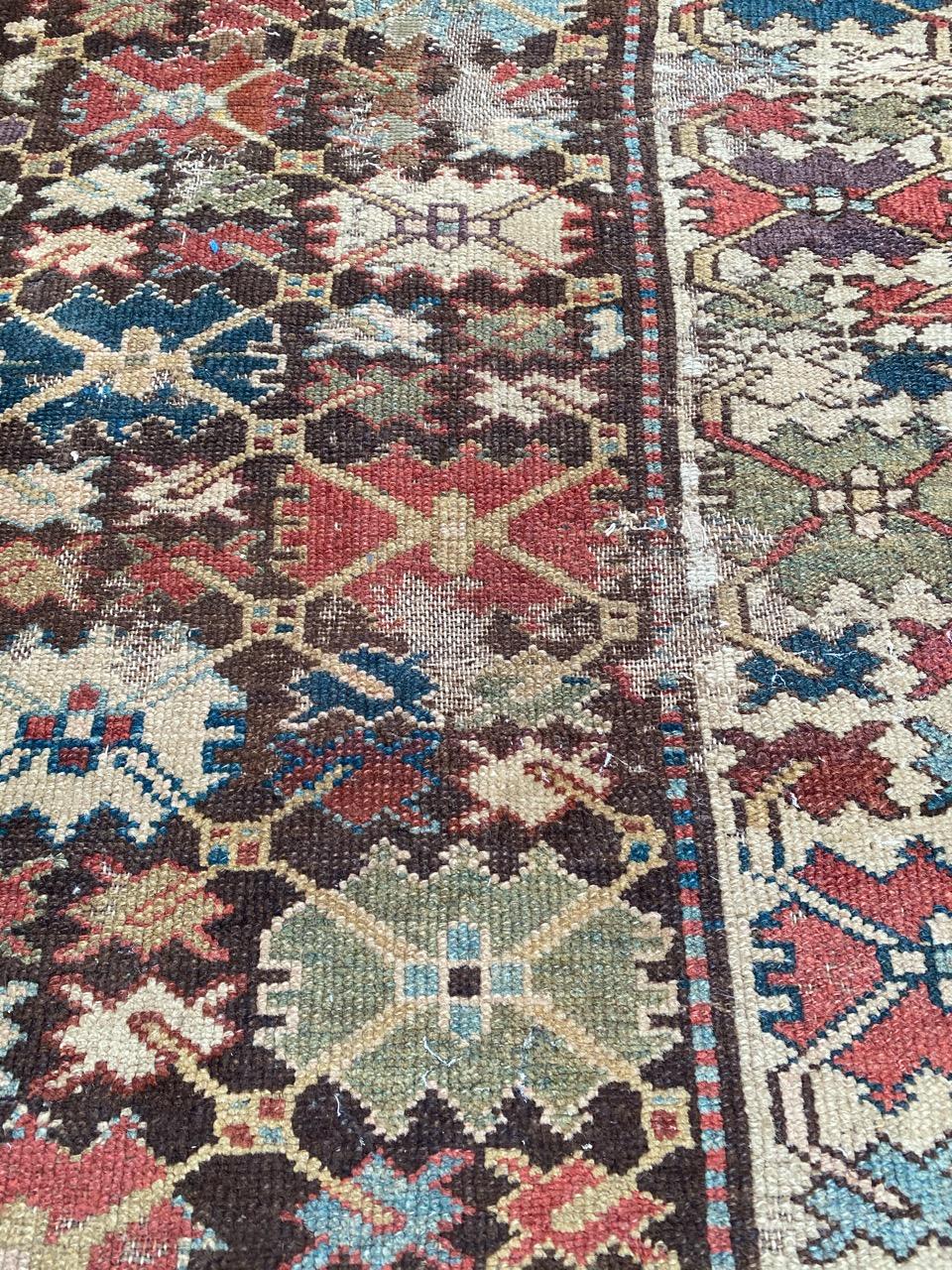 Bobyrug’s nice Antique Kurdish Rug 5