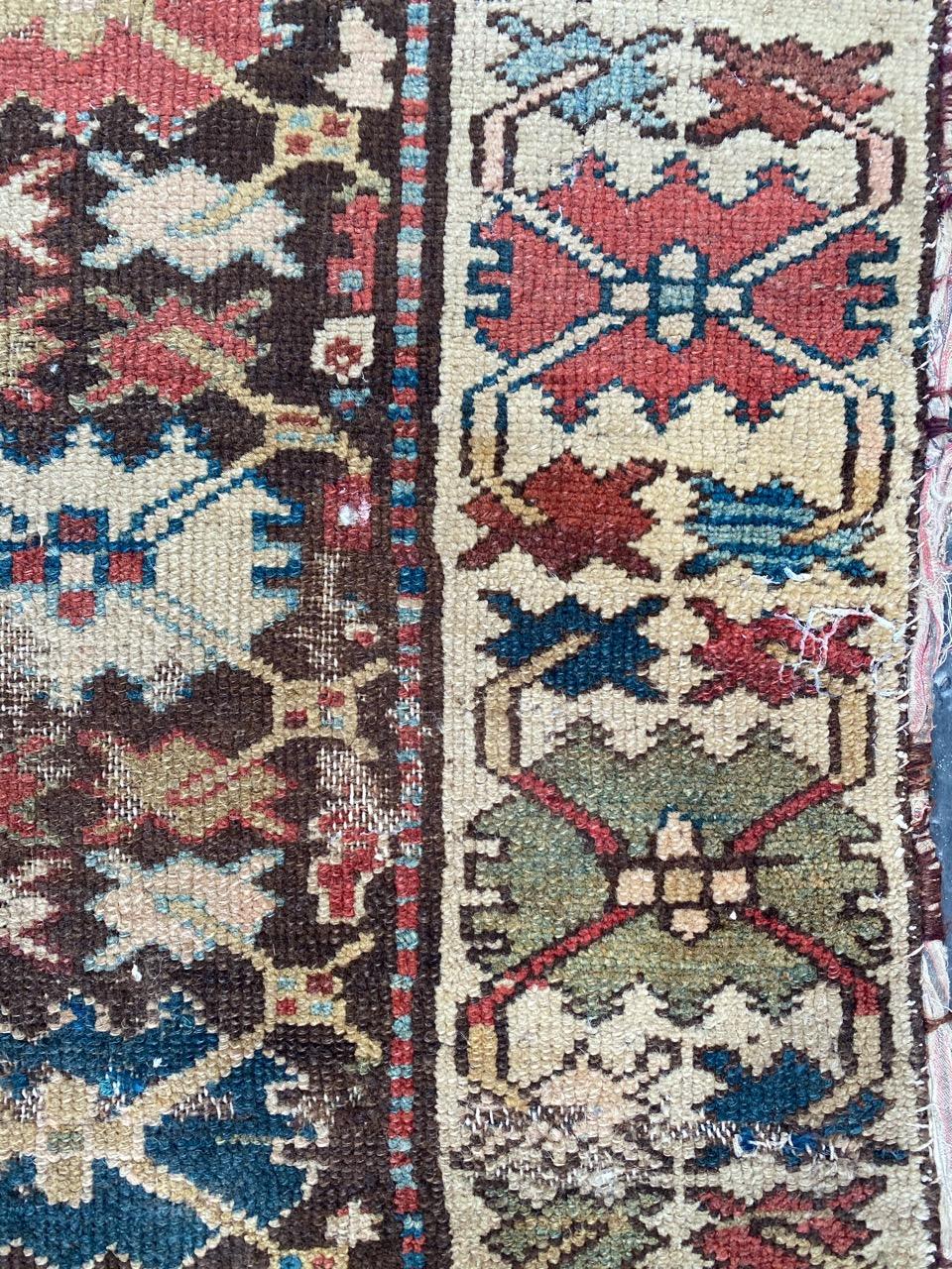 Asian Bobyrug’s nice Antique Kurdish Rug