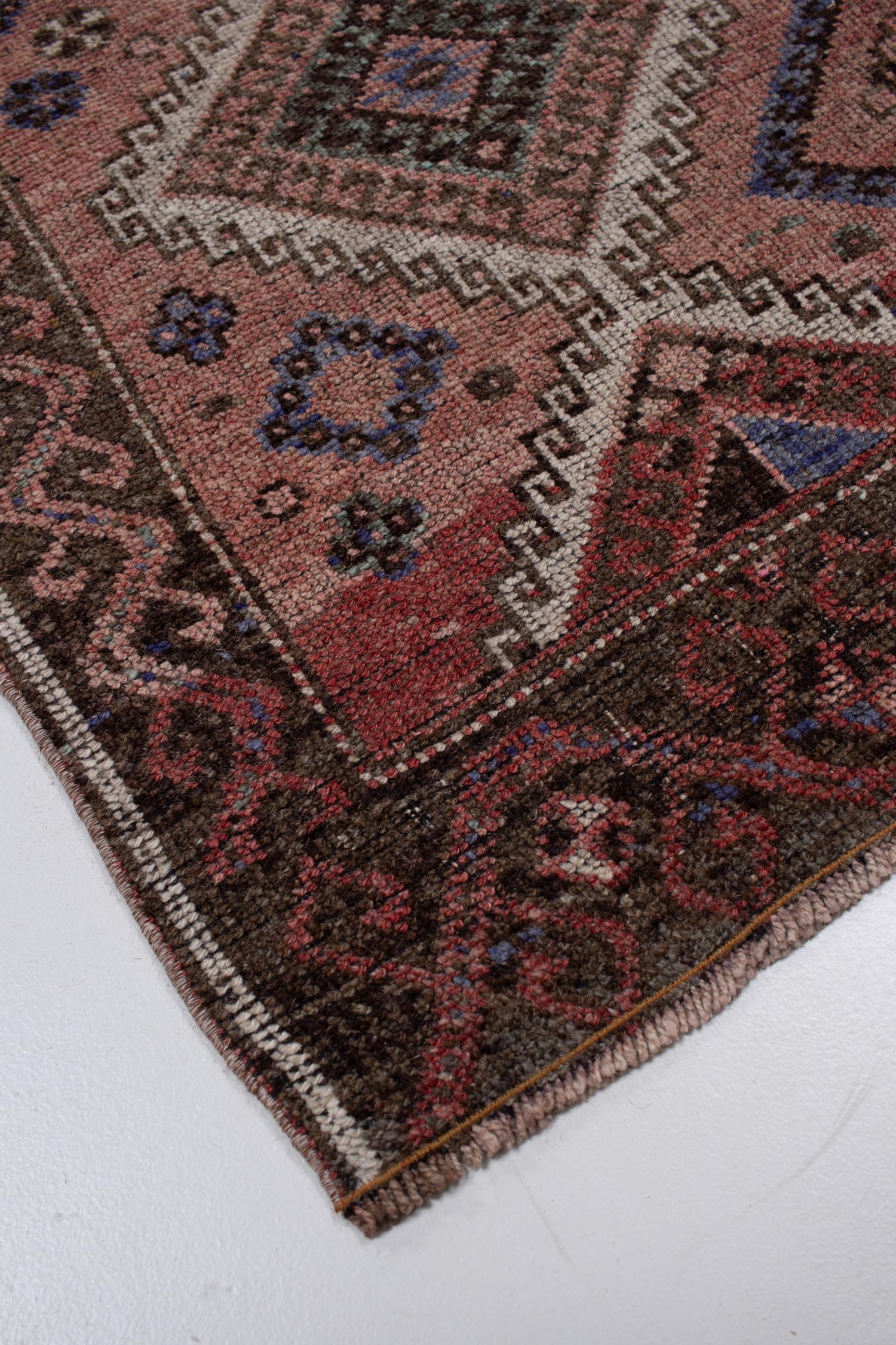 Hand-Woven Antique Kurdish Rug For Sale