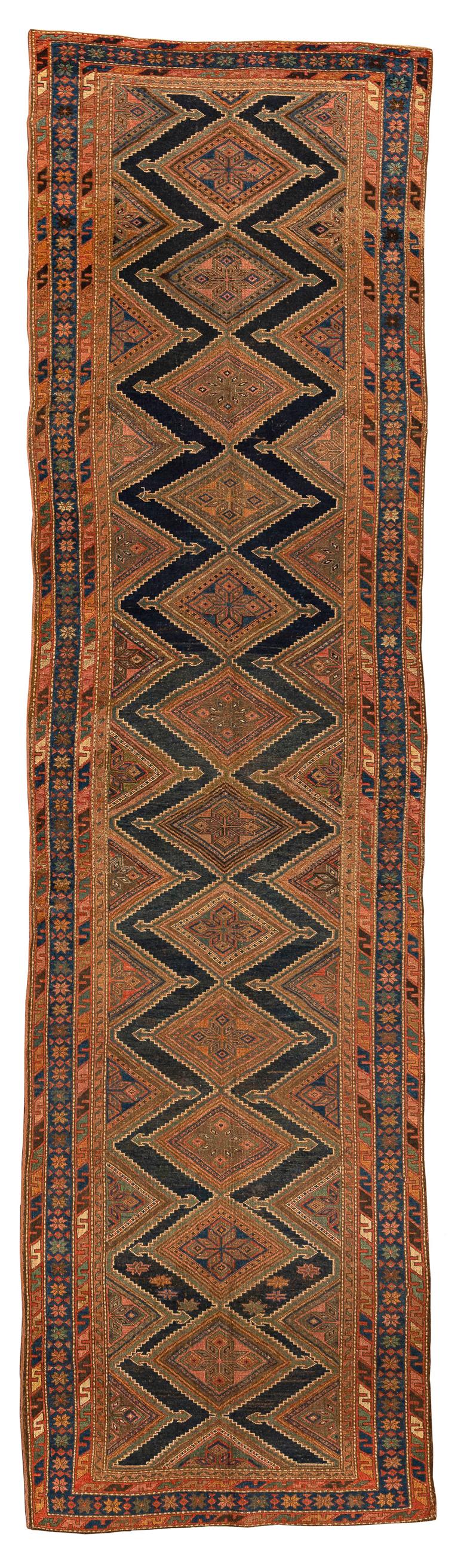 Antiker kurdischer Teppich Läufer im Zustand „Hervorragend“ im Angebot in Barueri, SP, BR
