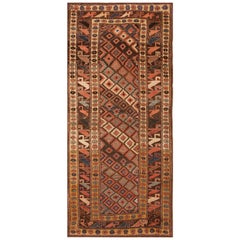 Antique Early 20th Century W. Persian Kurdish Rug ( 3'4" x 6'9" - 102 x 206 )