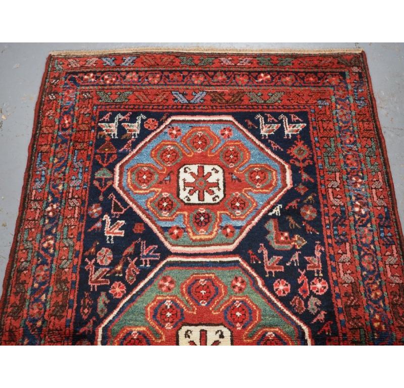Sconosciuto Antico tappeto curdo di design/One, CIRCA 1900 in vendita