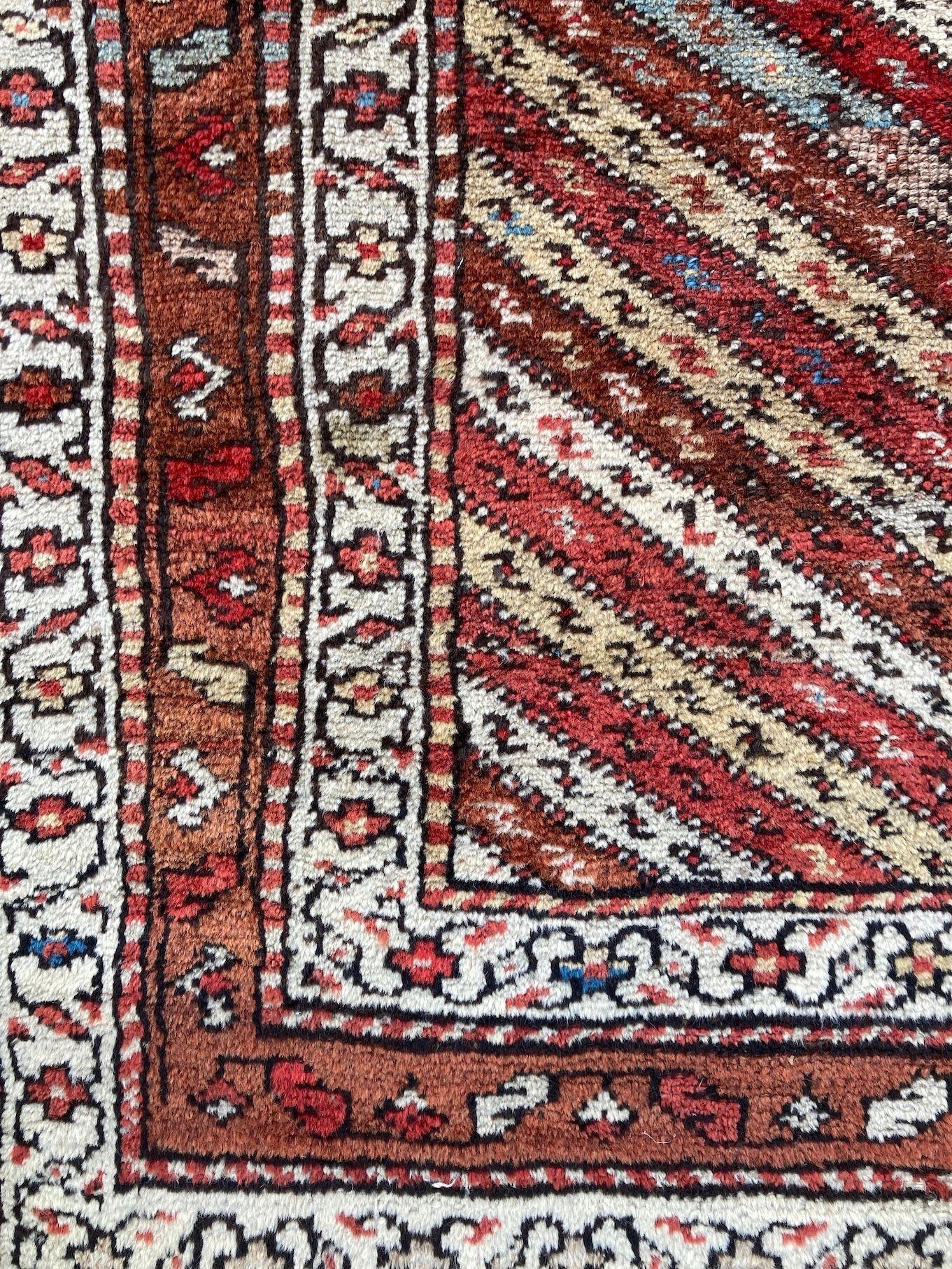 Corridore antico curdo 2,63 m x 1,09 m in vendita 2