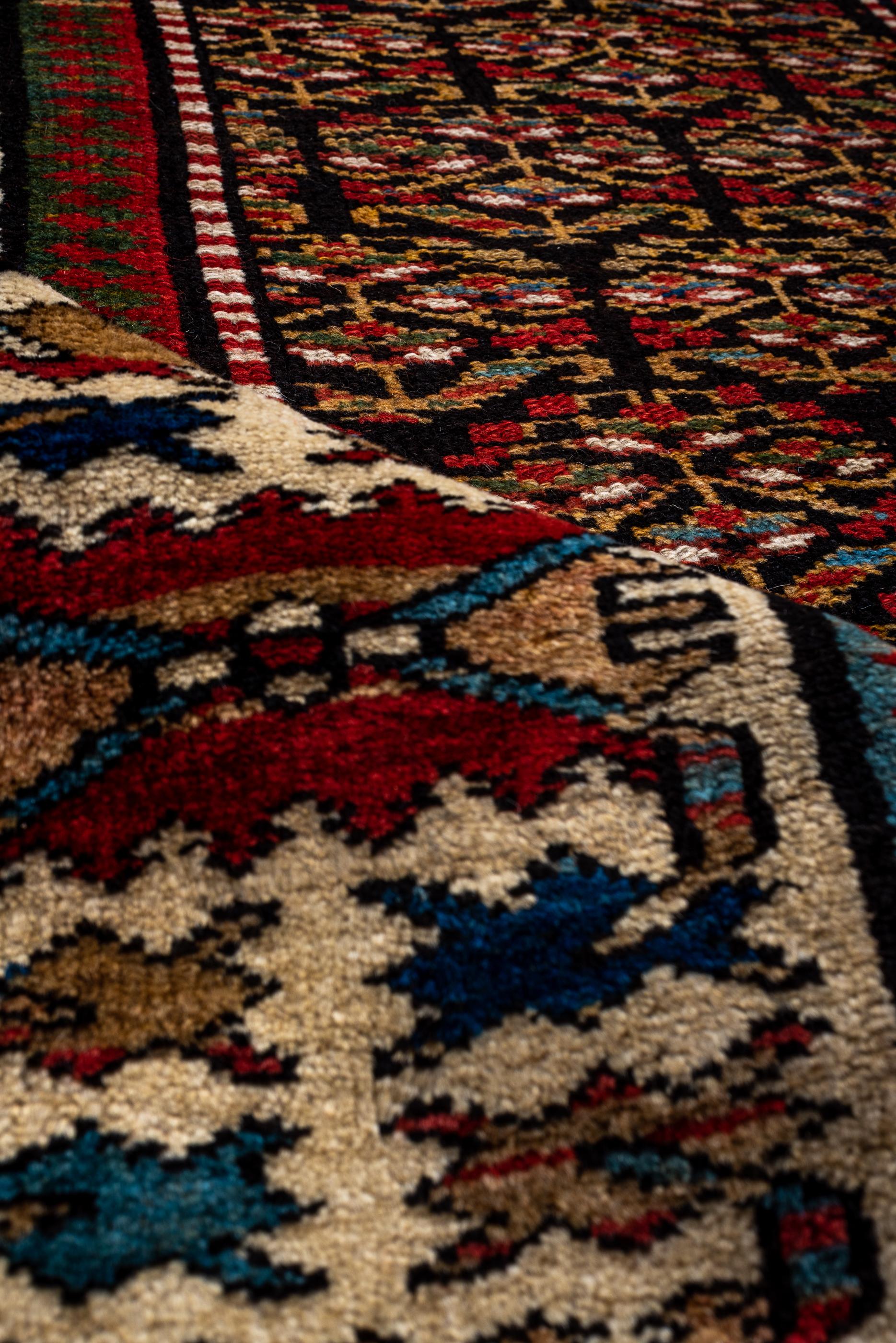 Wool Antique Kurdish Runner For Sale
