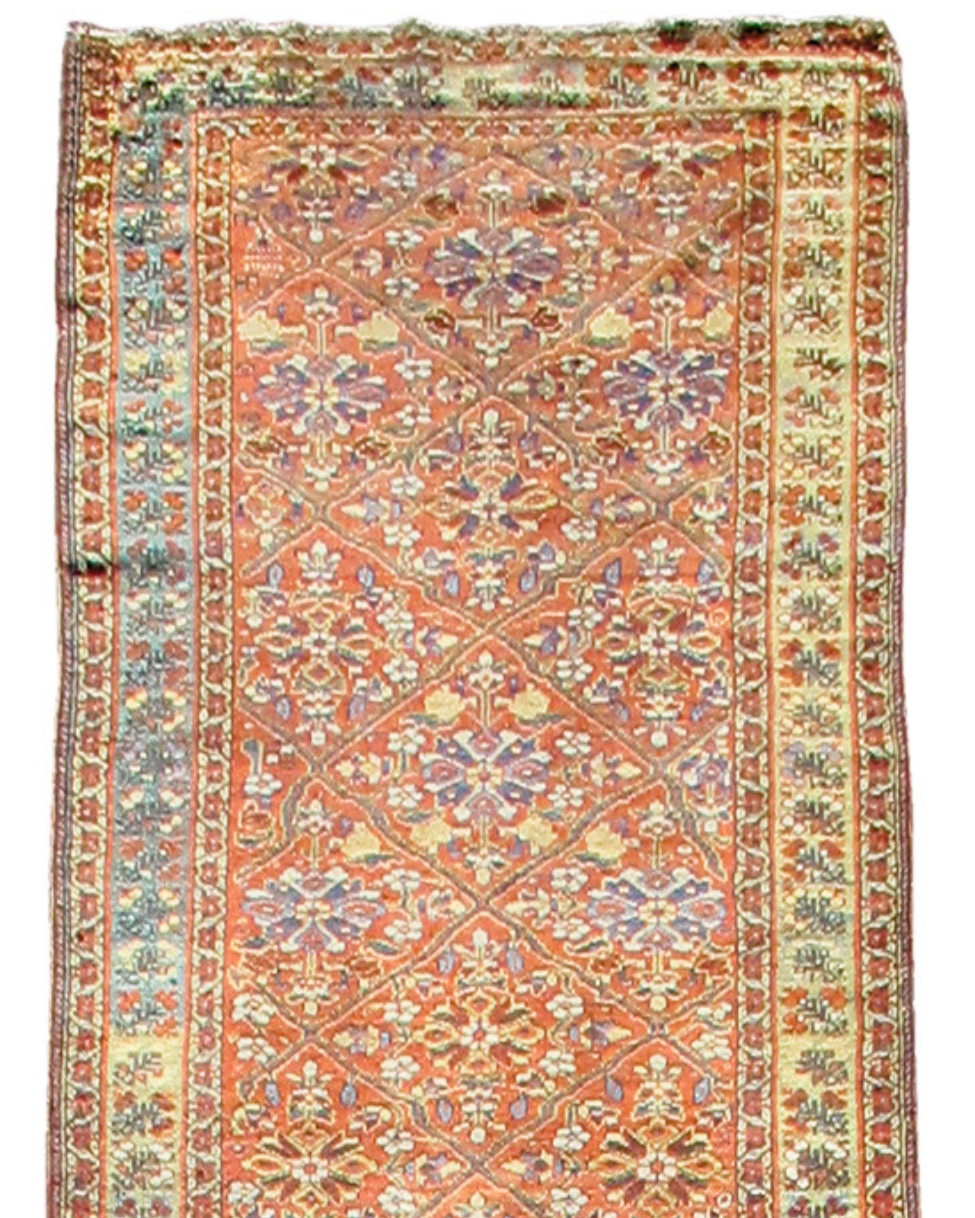 Antique Persian Kurdish Runner Rug, 19th Century

Additional information:
Dimensions: 3'9