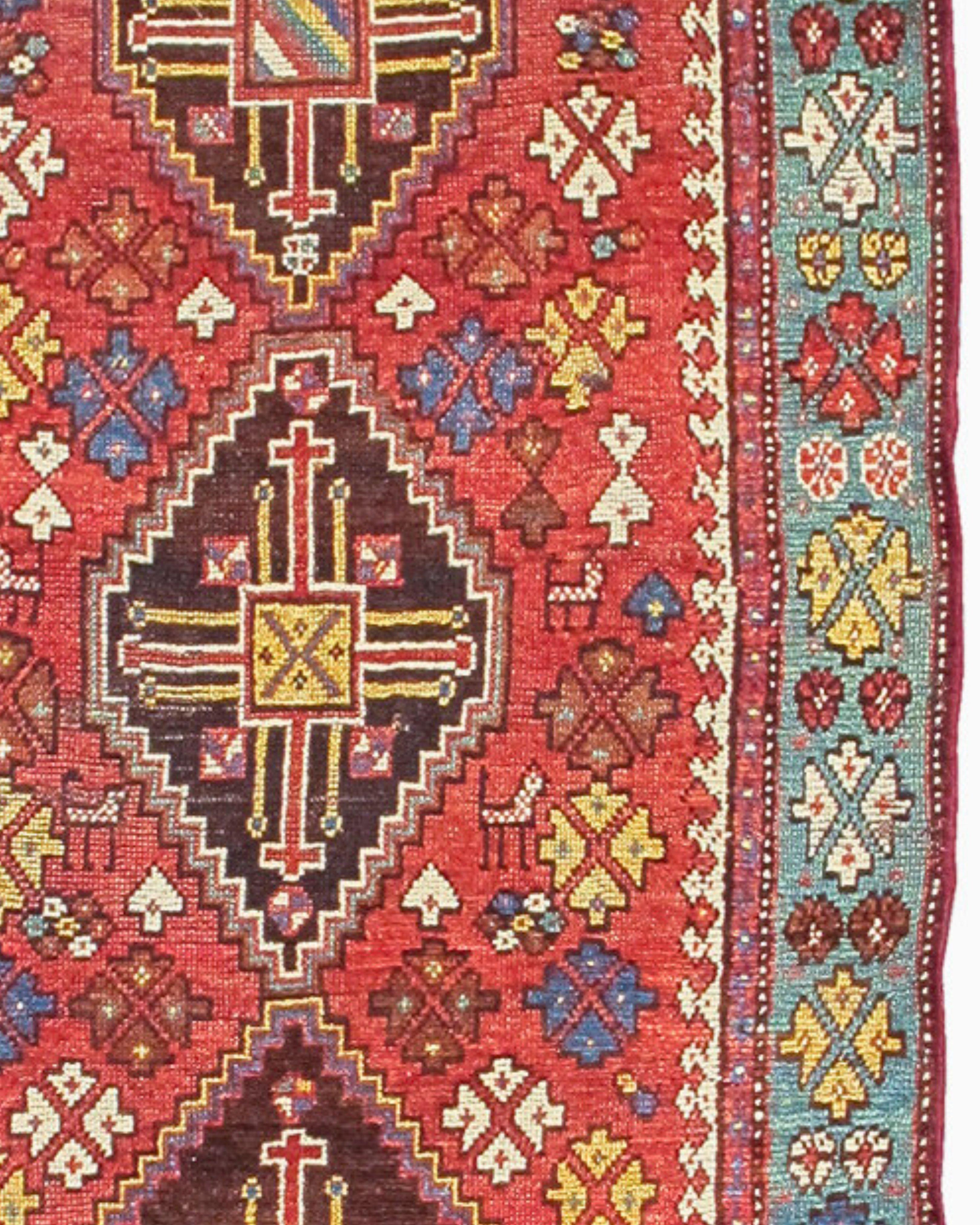 Antique Kurdish Runner Rug, c. 1900

Additional Information:
Dimensions: 9'6