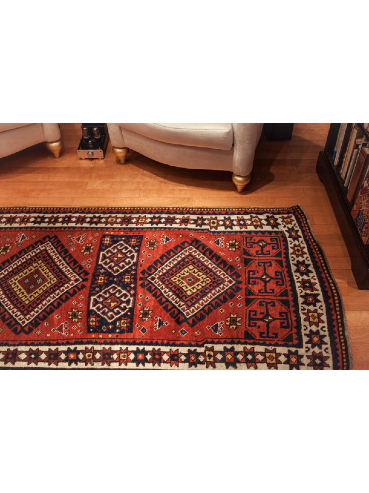 Oushak Antique Kurdish Runner Rug, Eastern Anatolian Turkish Carpet For Sale