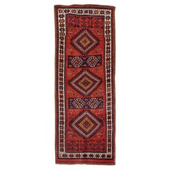 Antique Kurdish Runner Rug, Eastern Anatolian Turkish Carpet