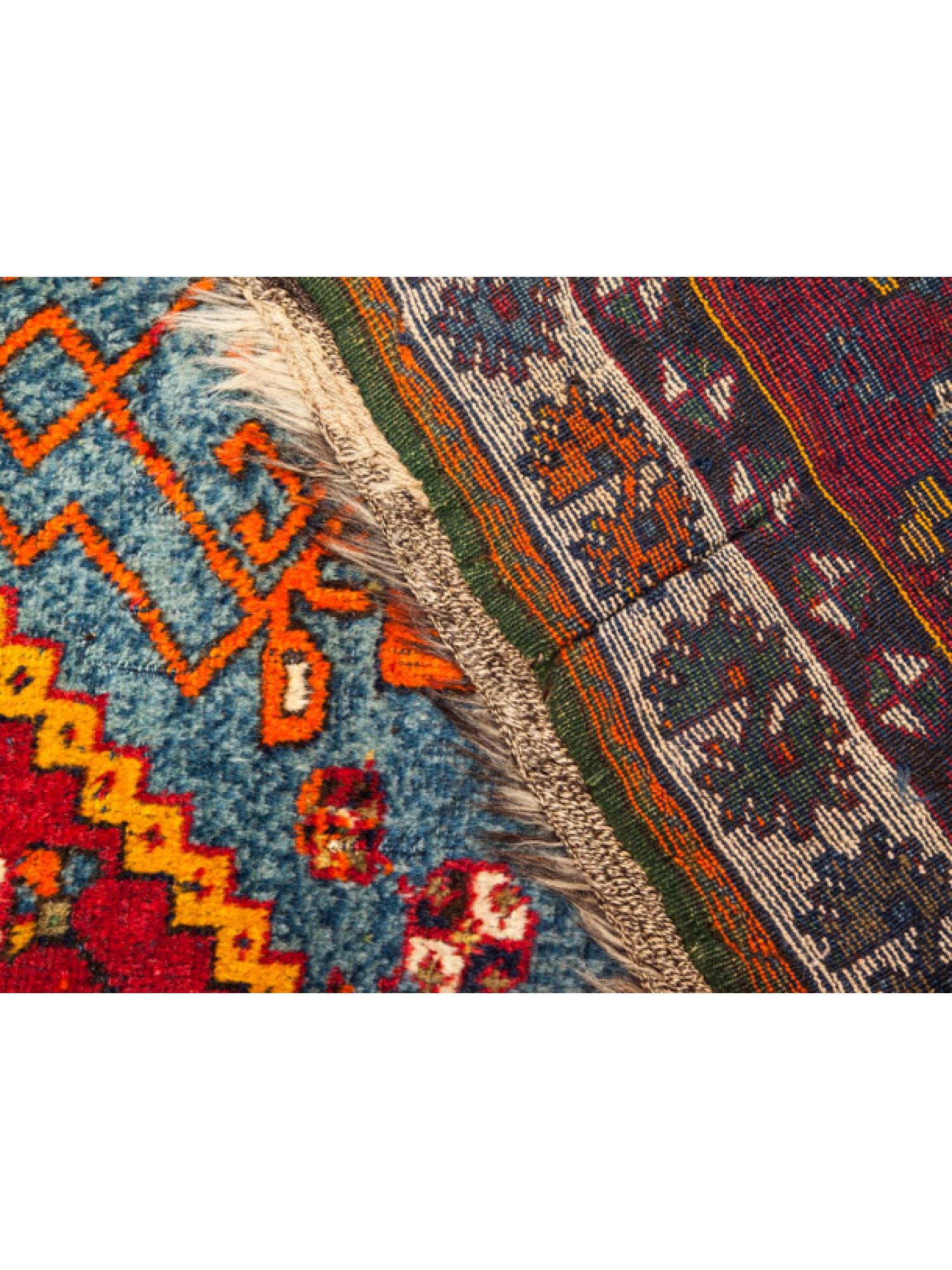 Antique Kurdish Runner Rug, Eastern Anatolian Turkish Carpet Multi Medallion In Good Condition For Sale In Tokyo, JP