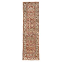 Antique Kurdish Runner with Geometric Medallions
