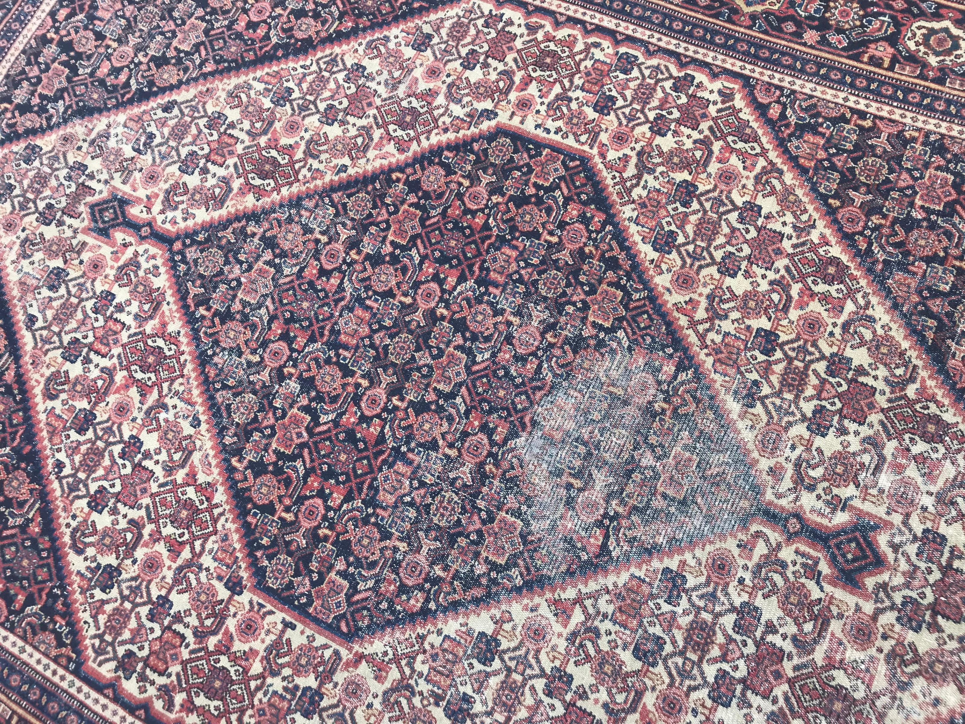 Ancien tapis kurde Seneh État moyen - En vente à Saint Ouen, FR