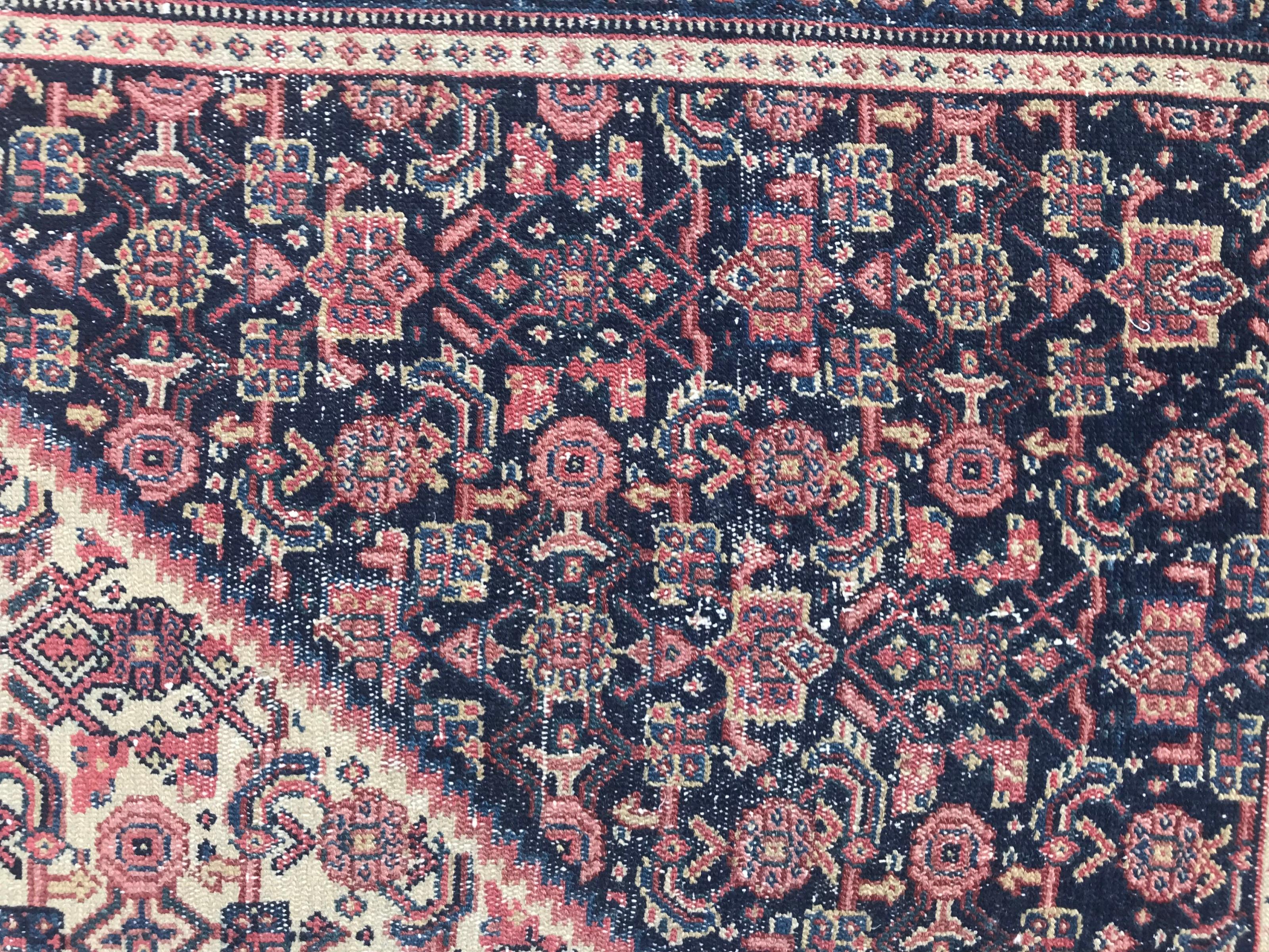 XIXe siècle Ancien tapis kurde Seneh en vente