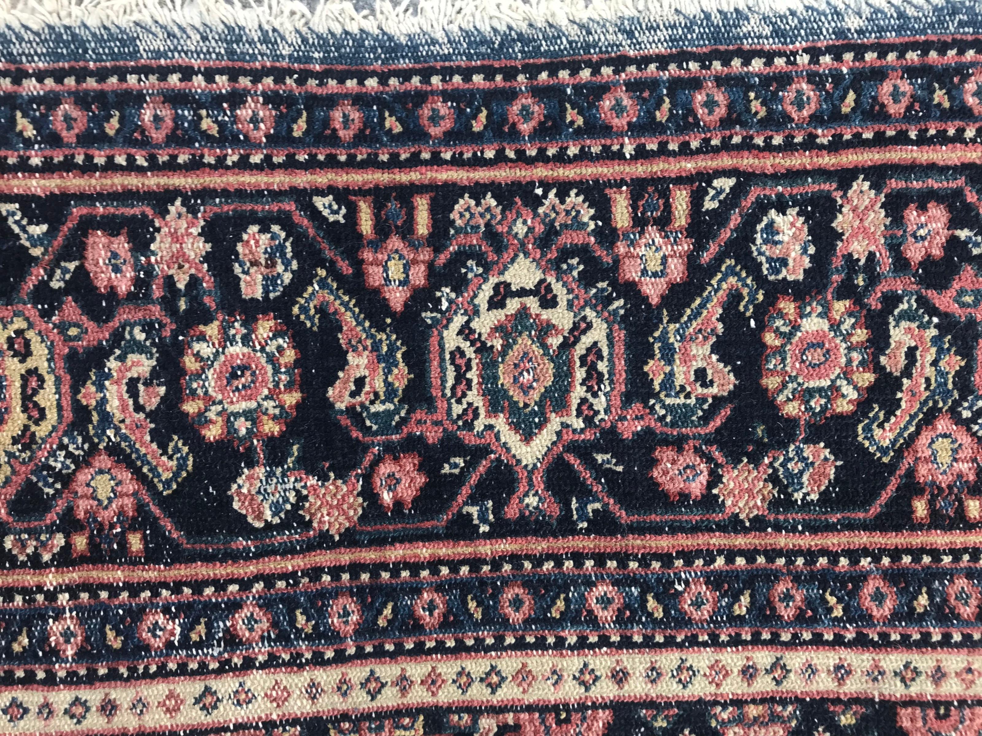 Laine Ancien tapis kurde Seneh en vente