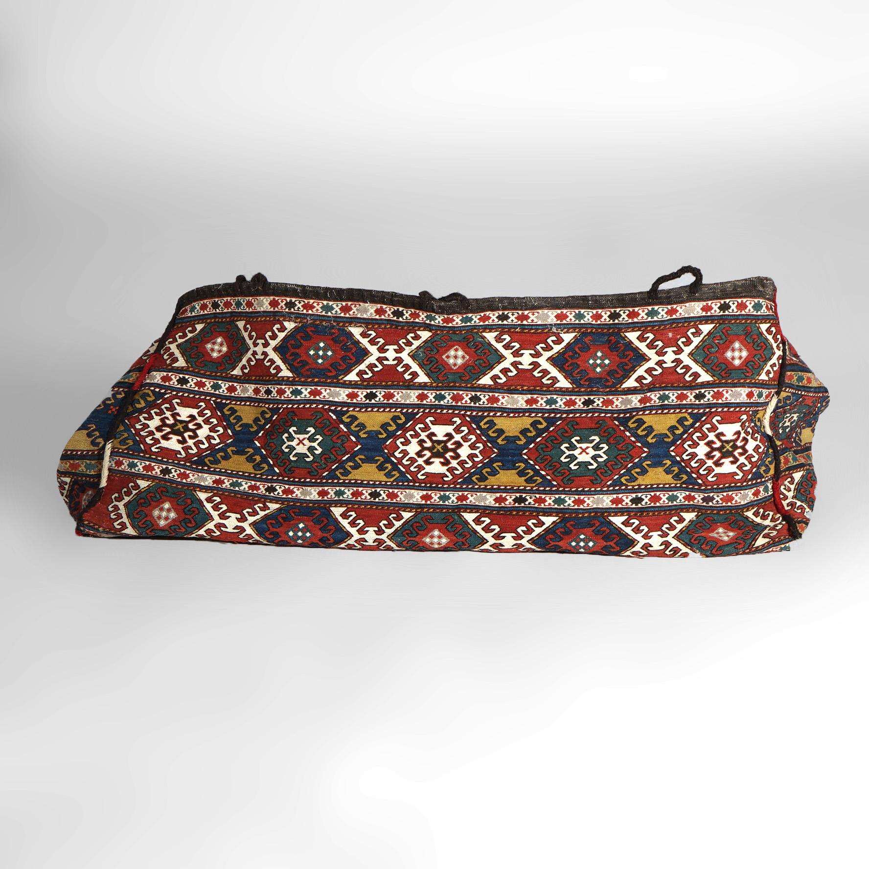 Antique Kurdish Soumak Oriental Bag C1940

Measures - 18