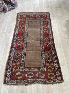 Antique Kurdish Tribal Wool Rug, Camel Field, c. 1870s — 2'7" × 6'3" -1B999
