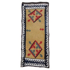 Antique Kyrgyz Felt and Applique Cover Rug, c. 1900