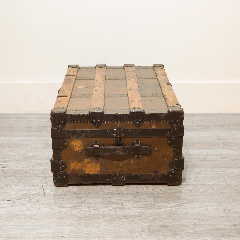 Antique L. Goldsmith and Son Cabin Trunk, circa 1900 at 1stDibs l goldsmith and sons trunk