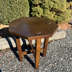Antique L & JG Oak Table, 1900s, Good Condition, 76x20x66 Inches