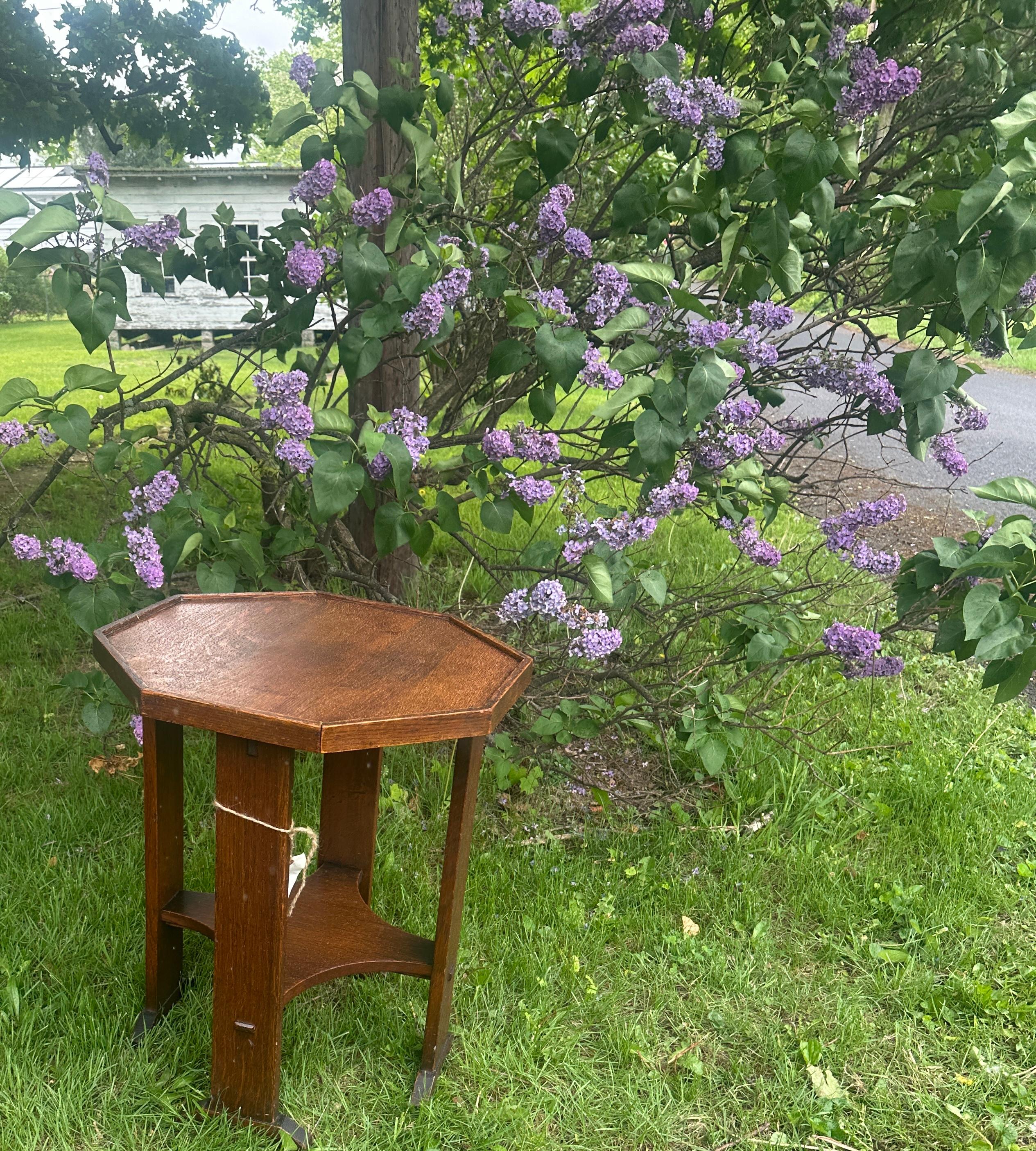 Antiquities- L & JG Stickley-Small Table - avec pieds à chaussures modèle 515 circa 1910 W8123 en vente 12