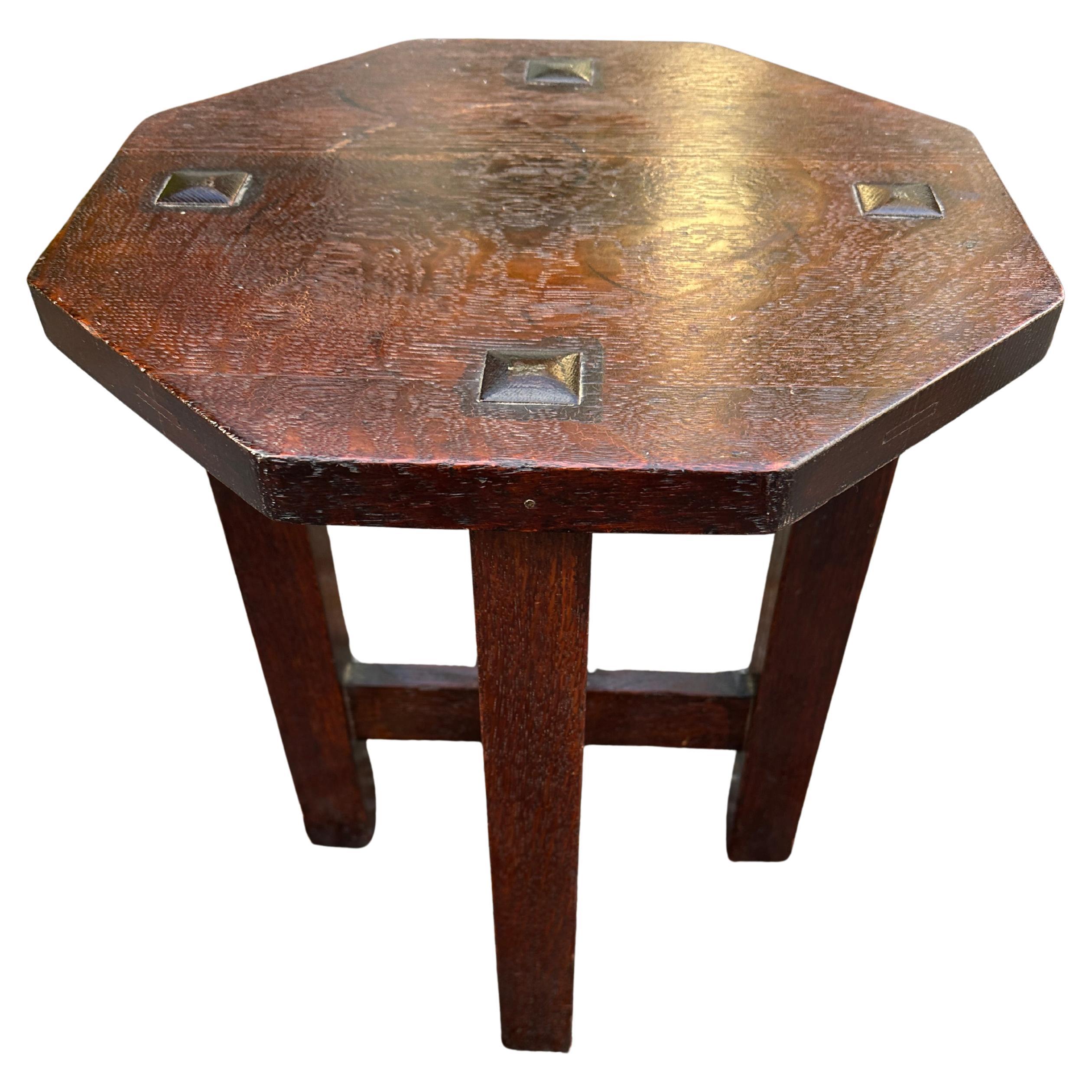 Antico Taboret piccolo di L.L.A. e J.C. 1910 circa - W8395