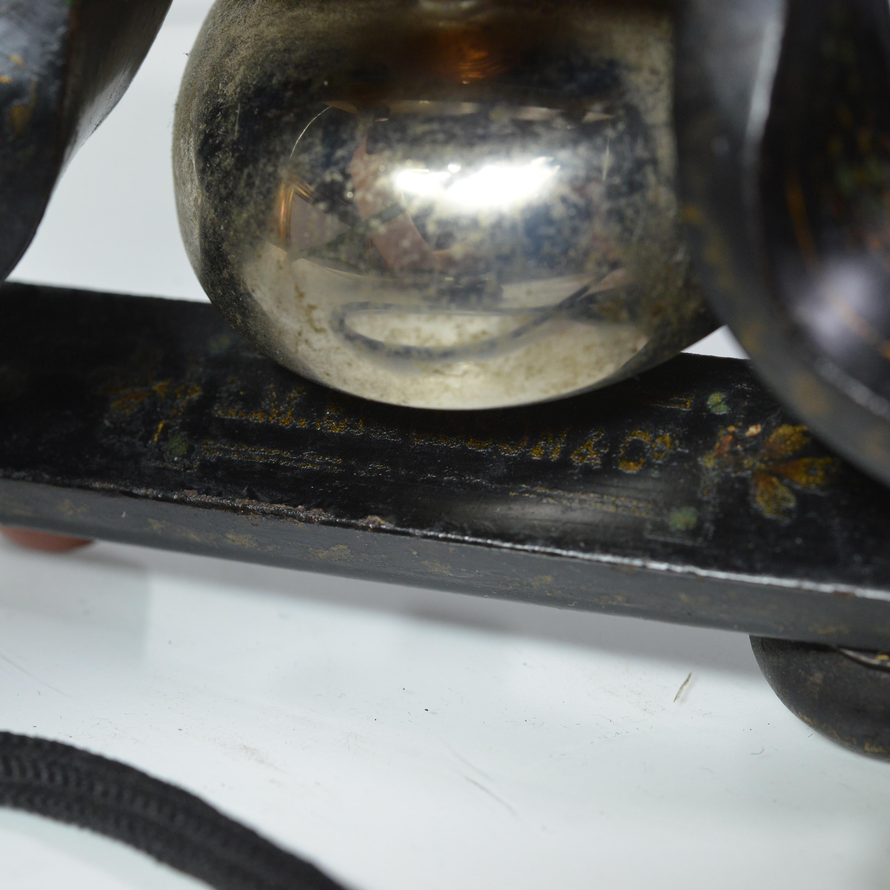 Metallo Antico I.M. Ericsson AC110 Telefono con scheletro in ferro Taxen Eiffel Bassotto #3 in vendita