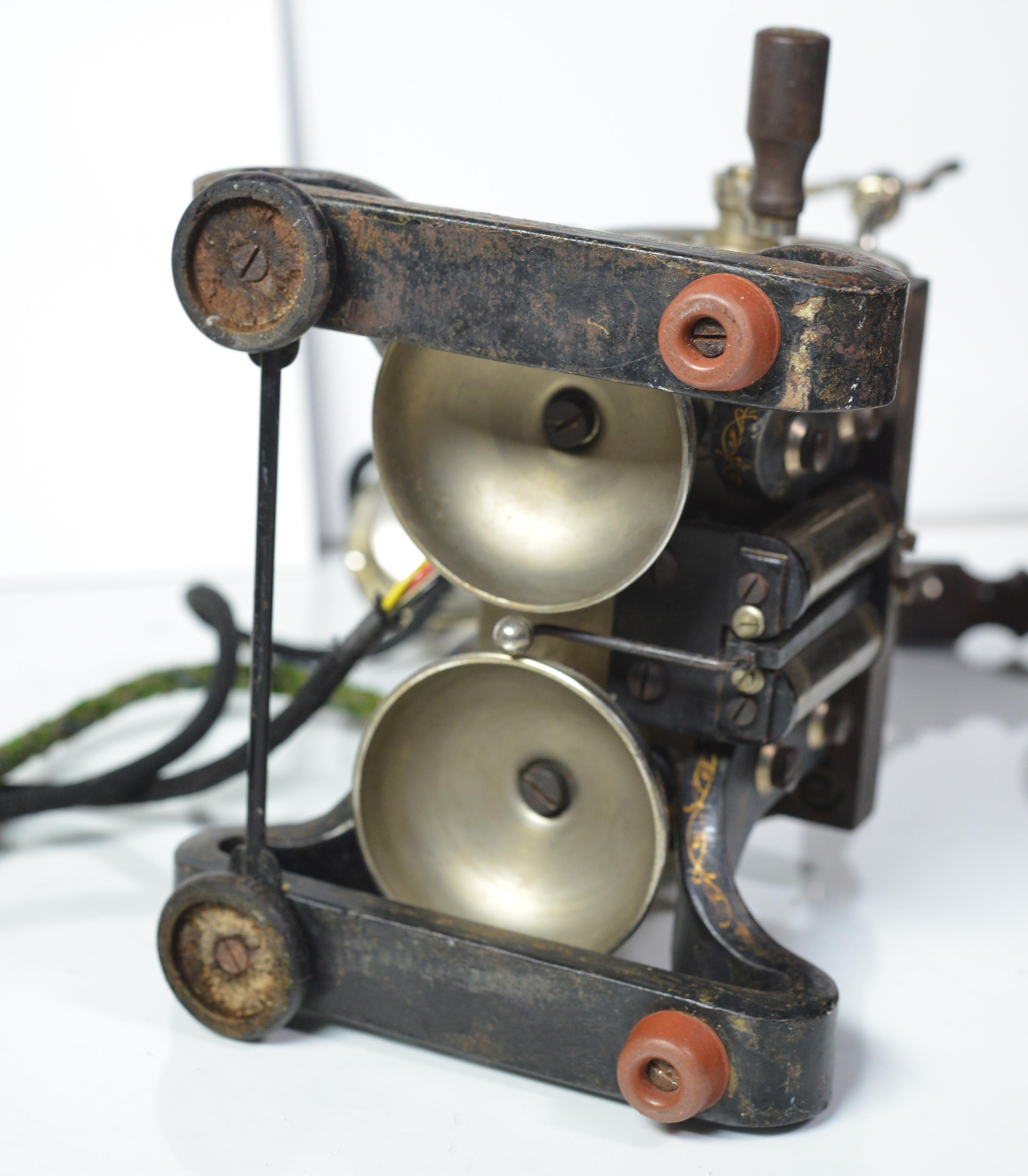 Antico I.M. Ericsson AC110 Telefono con scheletro in ferro Taxen Eiffel Bassotto #3 in vendita 1