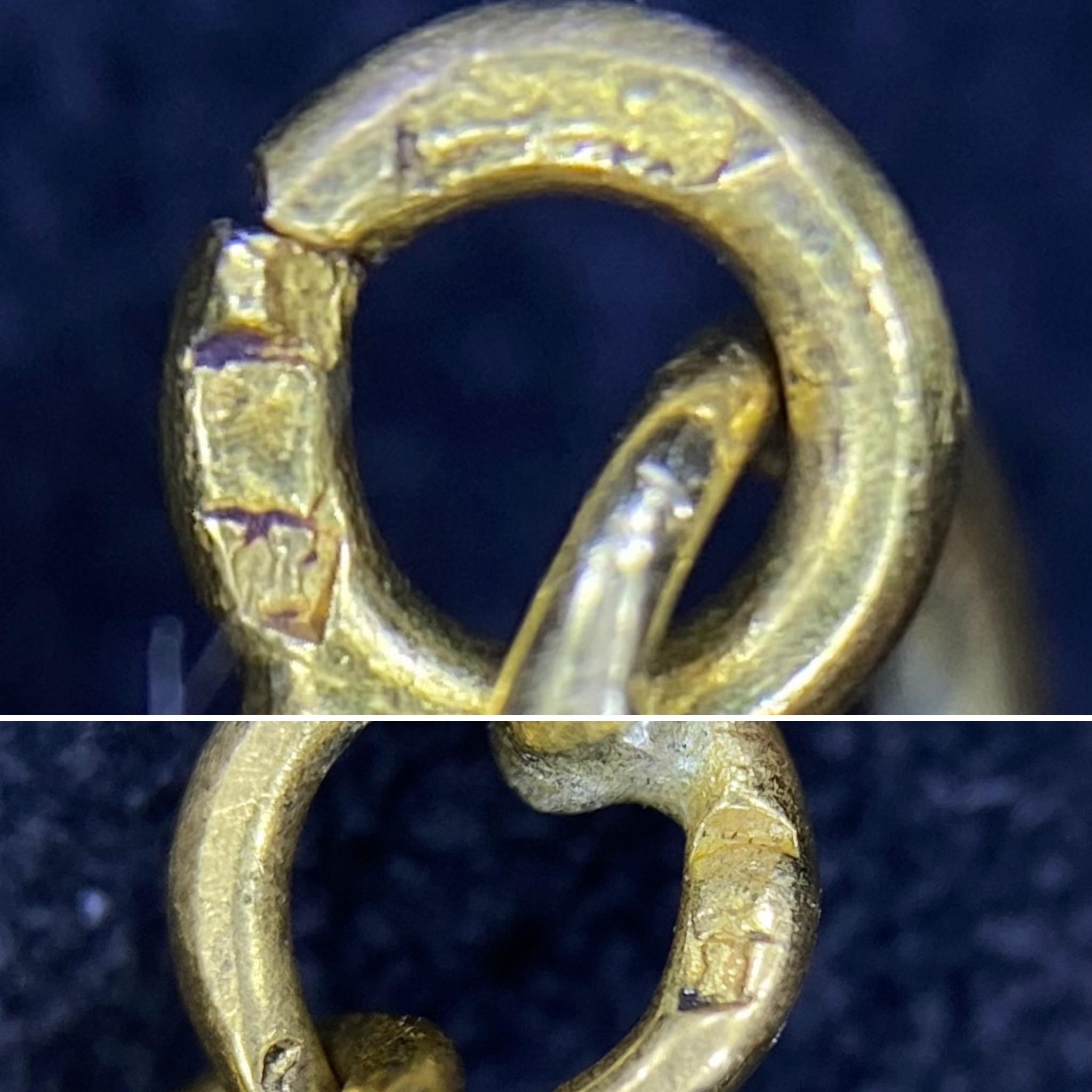 Antike antike La Belle Epoque Edwardian Saphir-Halskette Gelbgold Portugiesisch 1910er Jahre 12