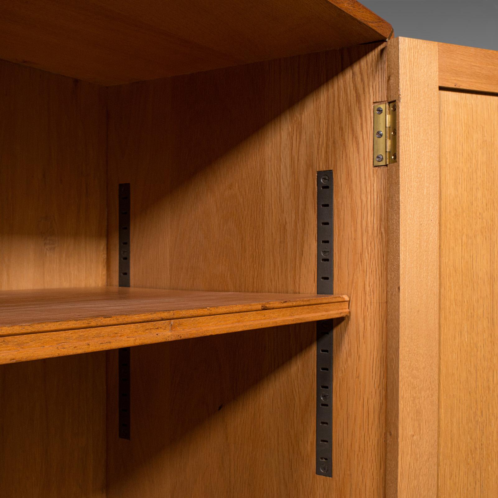 Antique Laboratory Cabinet, English, Oak, Bookcase, Cocktail Cupboard, Edwardian 4