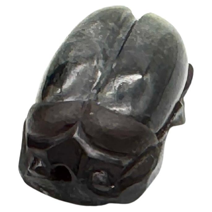 Antigua Labradorita Escarabajo Escarabajo Talla de Piedra Dura en venta