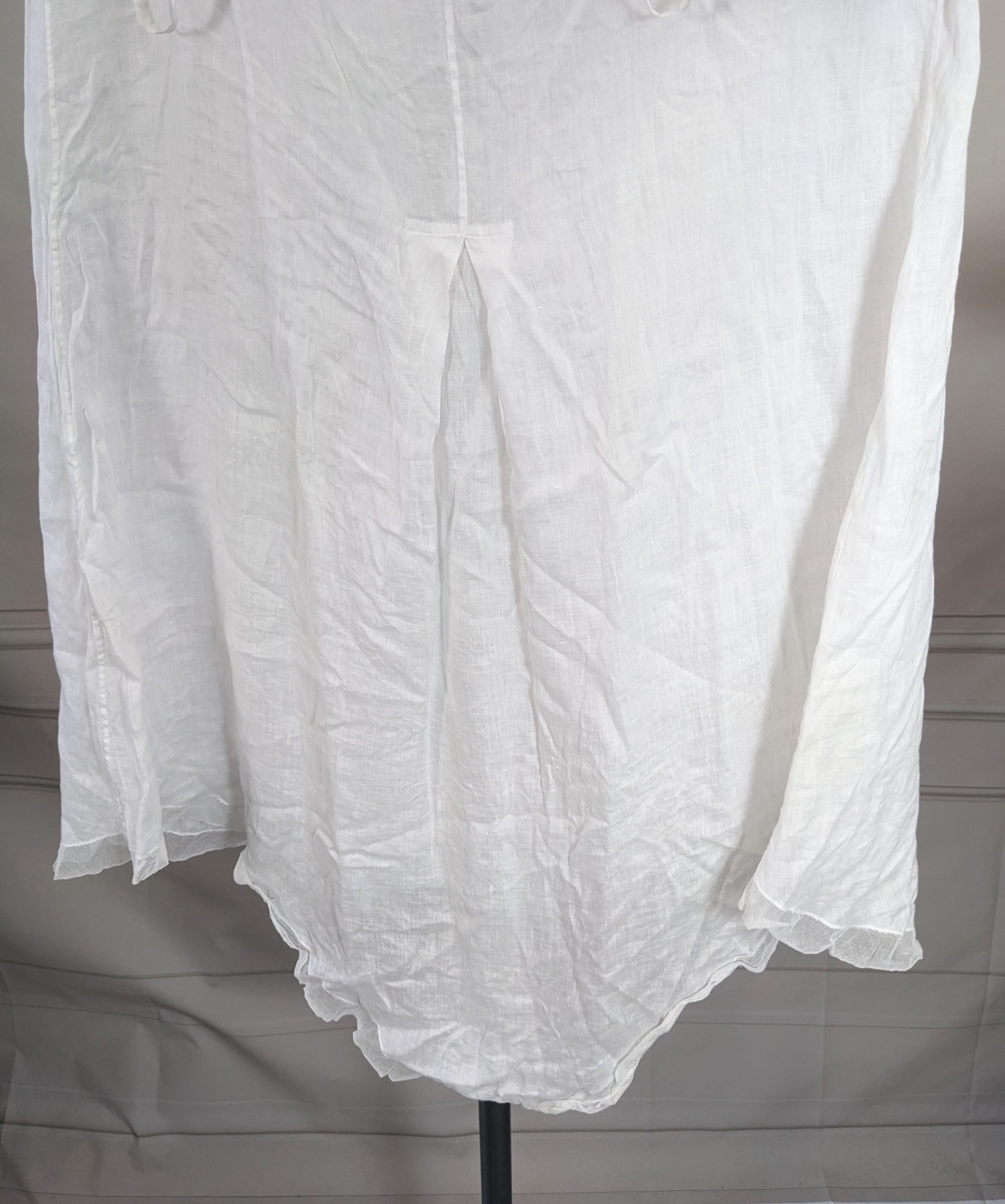 Antique Lace Trimmed Cotton Bastiste Teddy For Sale 2