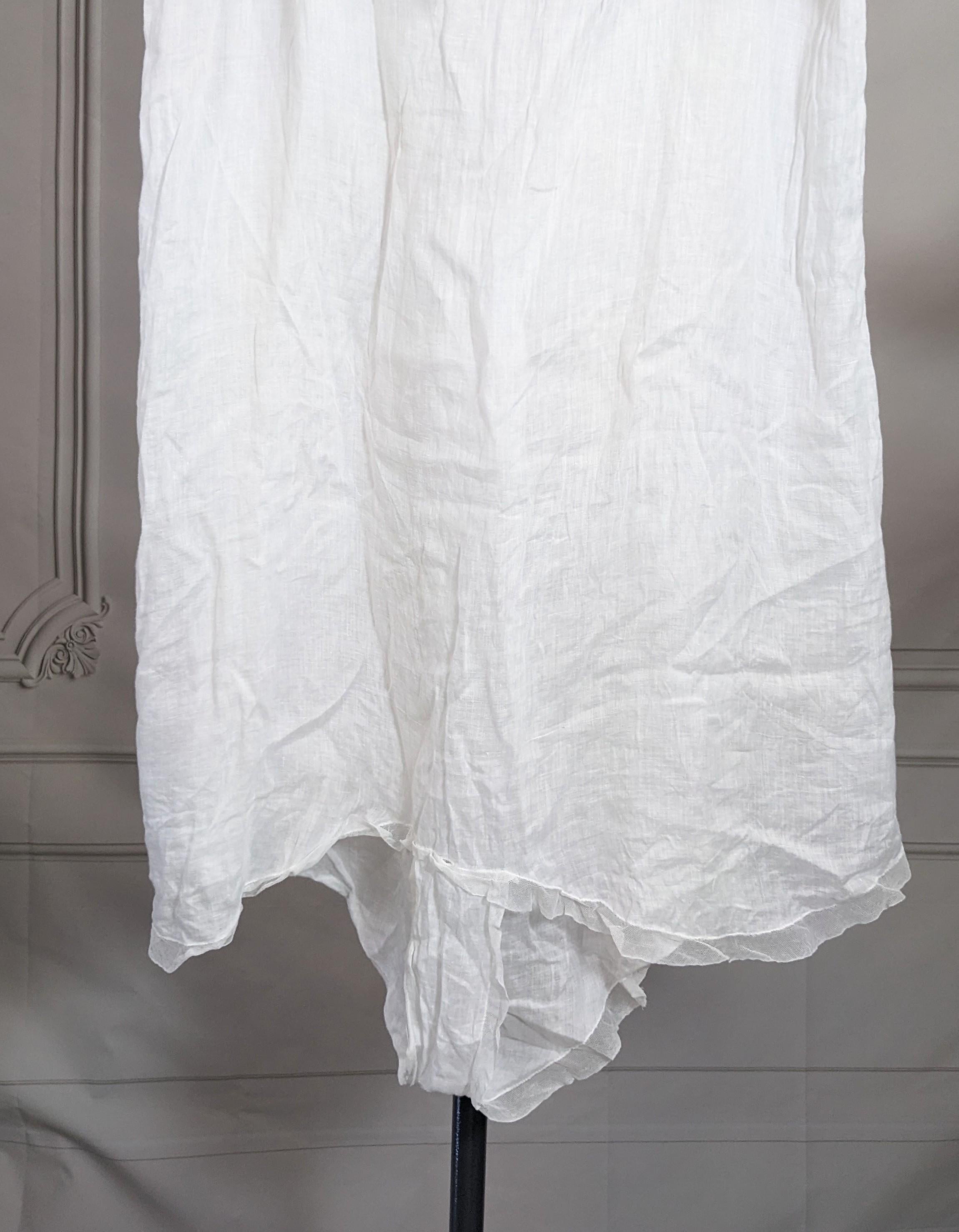 Antique Lace Trimmed Cotton Bastiste Teddy For Sale 3