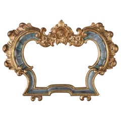 Antique Lacquered and Gilded Frame Named Cartagloria Antique Lacquered and Gilded Frame Named Cartagloria