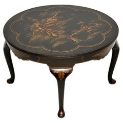Table basse chinoiserie laquée ancienne