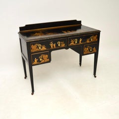 Antique Lacquered Chinoiserie Dressing Table