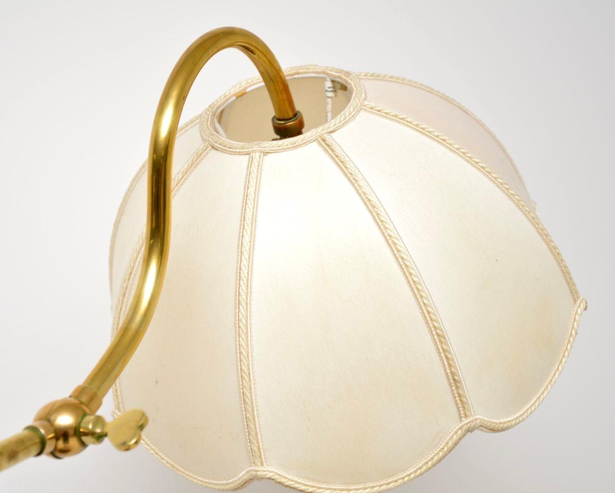 Early 20th Century Antique Lacquered Chinoiserie Floor Lamp Table For Sale