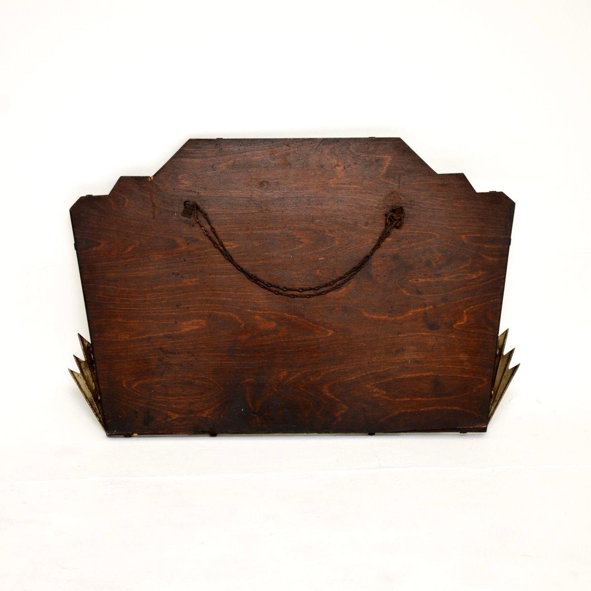 Espejo Chinoiserie Antiguo Lacado en venta 2