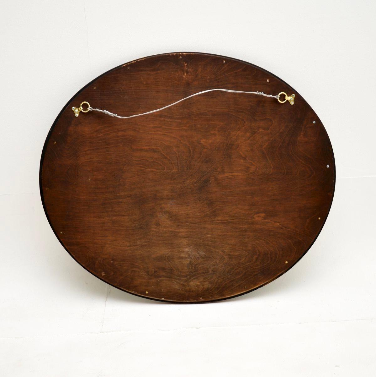 Antique Lacquered Chinoiserie Mirror For Sale 3