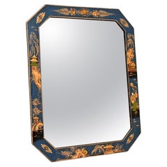 Antique Lacquered Chinoiserie Mirror