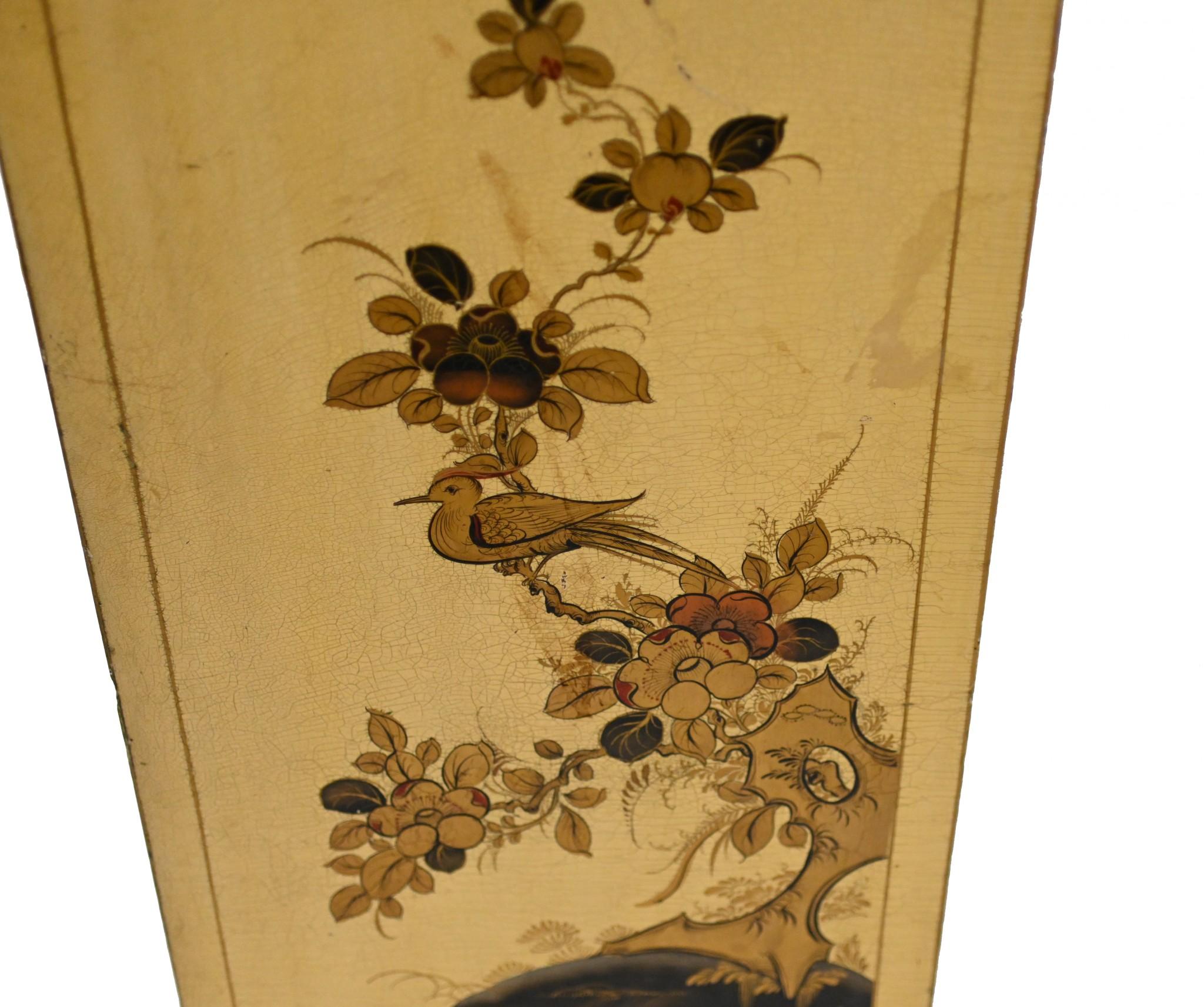 Antique Lacquered Side Cabinet Chinoiserie 1920 For Sale 10