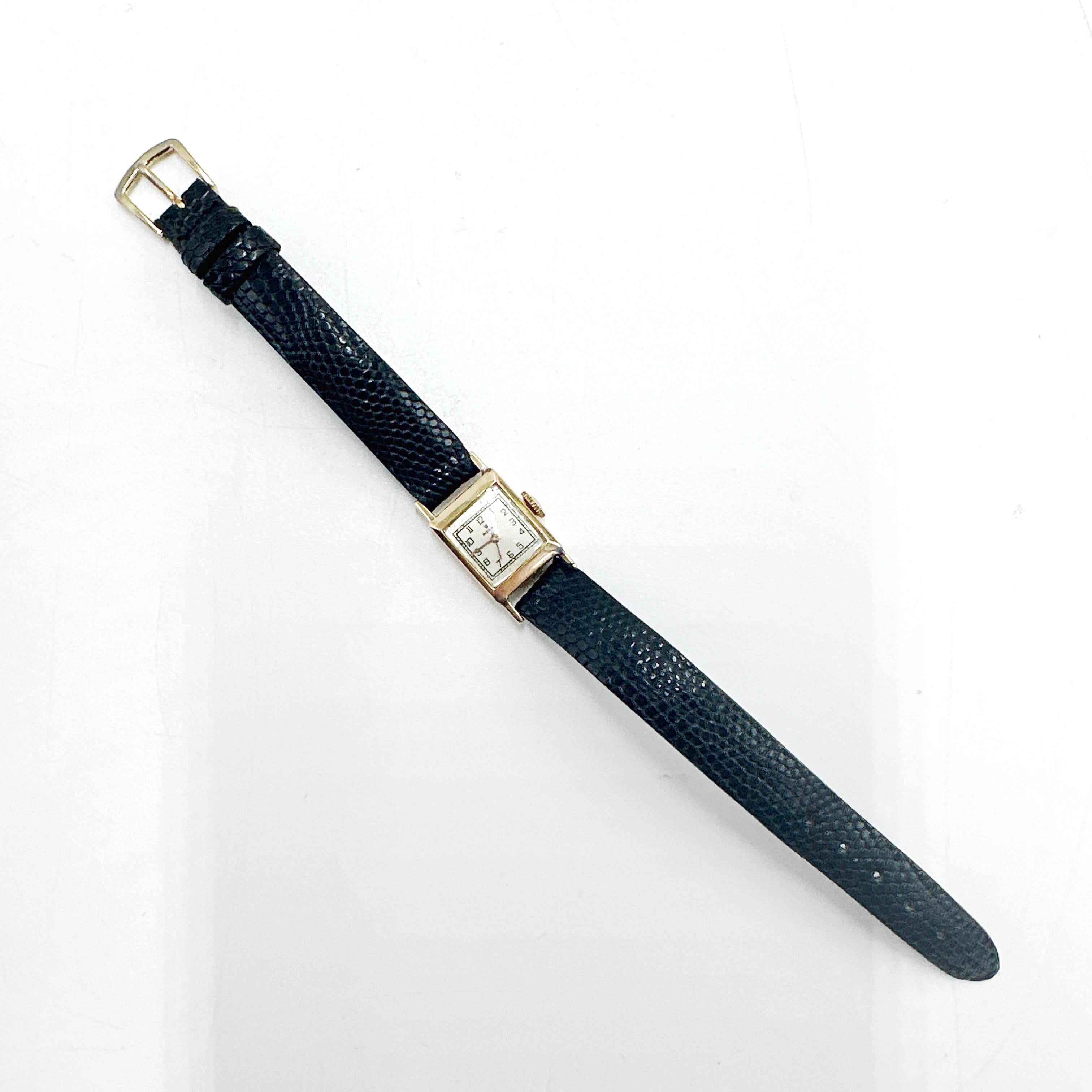 Here is a lovely Antique Ladies Pre 1926 18k ROLEX wristwatch

This watch has recently been serviced and is working well. It is a small watch measuring approx. 12.75mm wide (excluding crown) x 16.00mm (excluding lugs). 

The face is in overall good