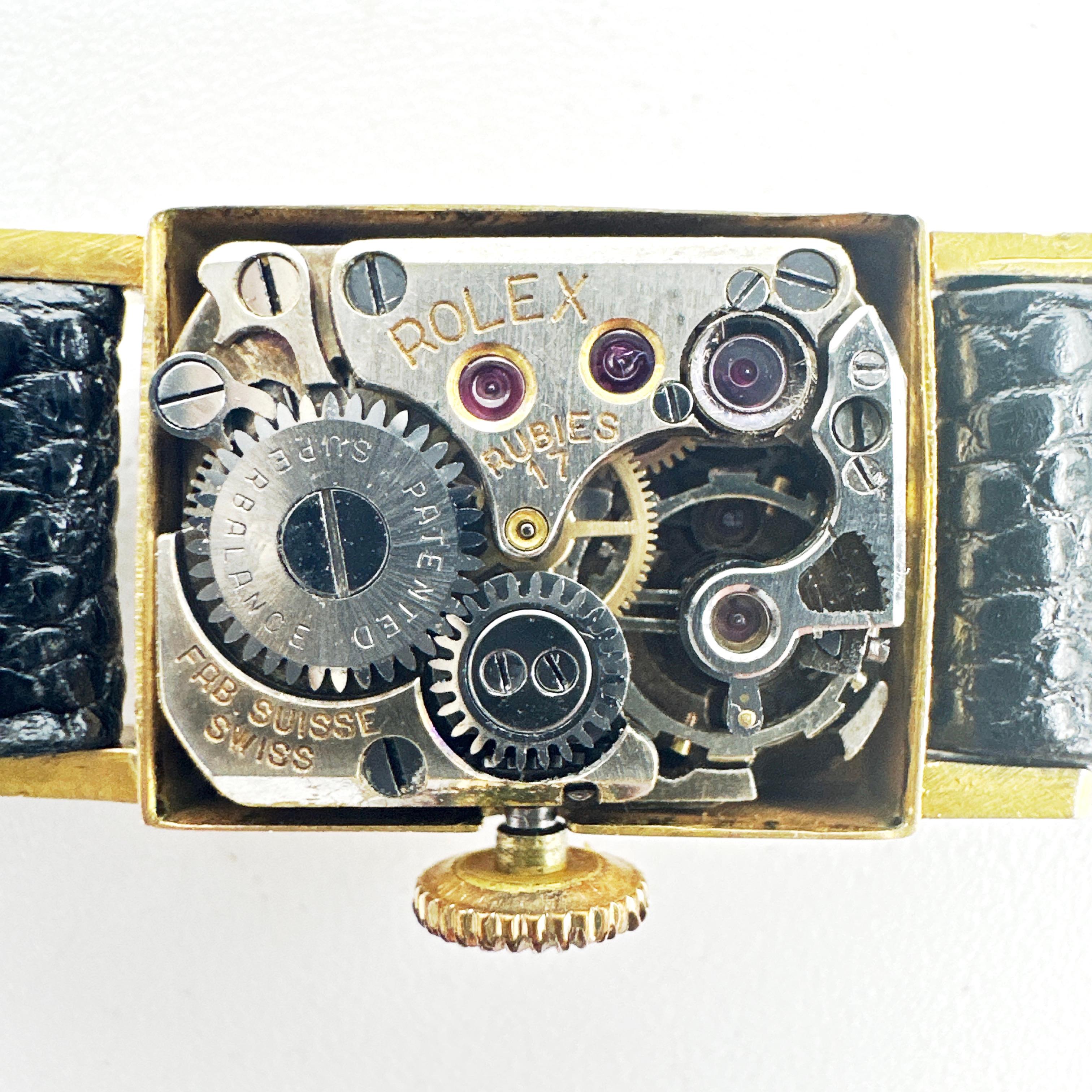 Antique Ladies Pre 1926 18k ROLEX wristwatch 2