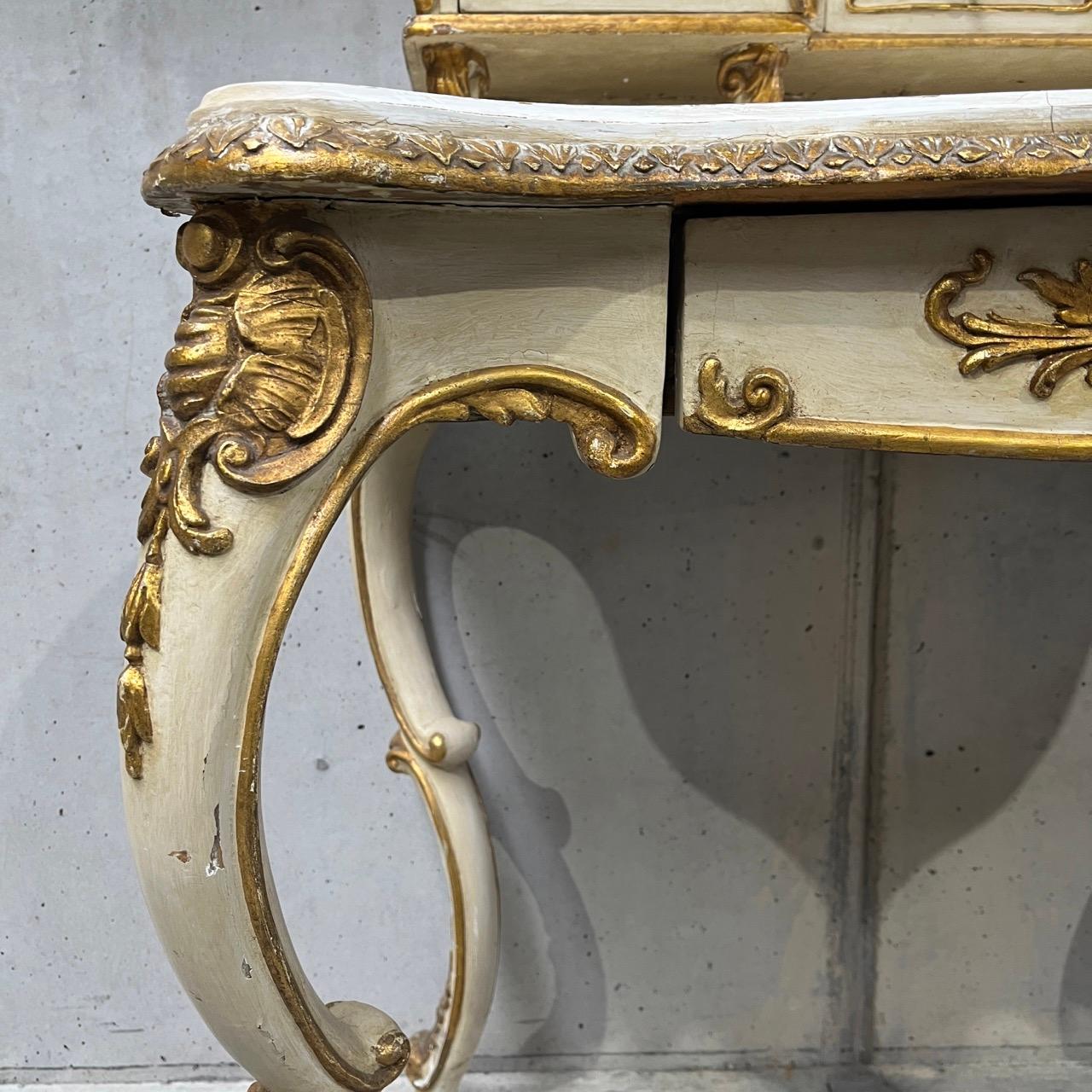 Antique ladies' secretary  Louis Quinze around 1750 3