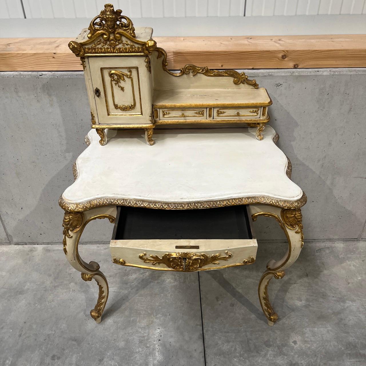 Antique ladies' secretary  Louis Quinze around 1750 10