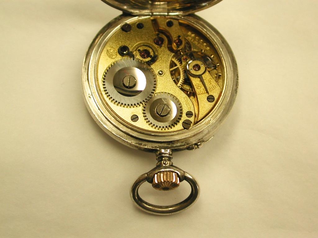 Antique Ladies Swiss Silver Pocket Watch, circa 1900 In Good Condition In London, GB