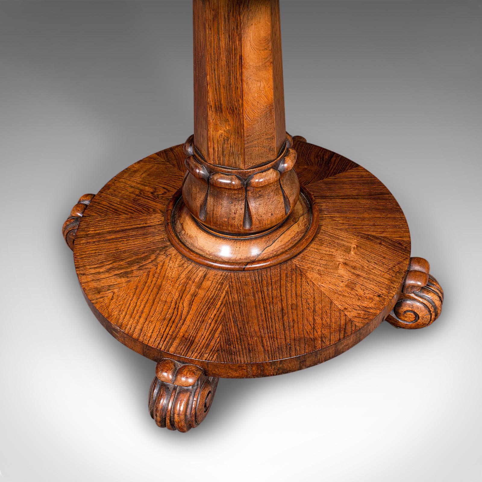 Ancienne table de travail pour dames, anglaise, à abattant, couture, jeux, William IV, C.C.C. en vente 6