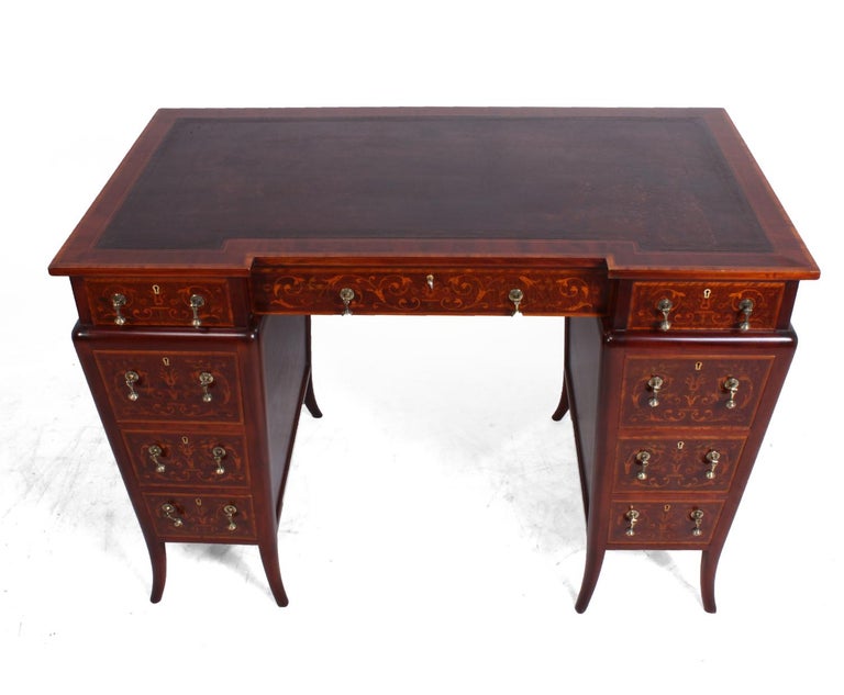 Antique Ladies Writing Desk by Edwards and Roberts, circa 1900 For Sale