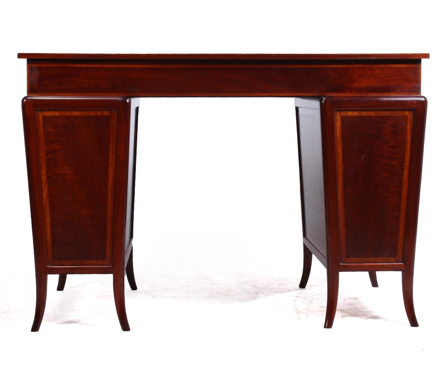 British Antique Ladies Writing Desk by Edwards and Roberts, circa 1900 For Sale