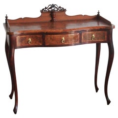 Antique Ladies Writing Desk, Console, Mahogany