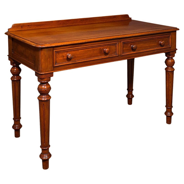 Antique Ladies Writing Desk, English, Correspondence, Side Table, Mid Victorian For Sale at 1stDibs